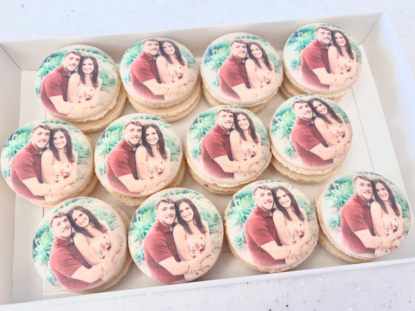 Custom Image Macarons