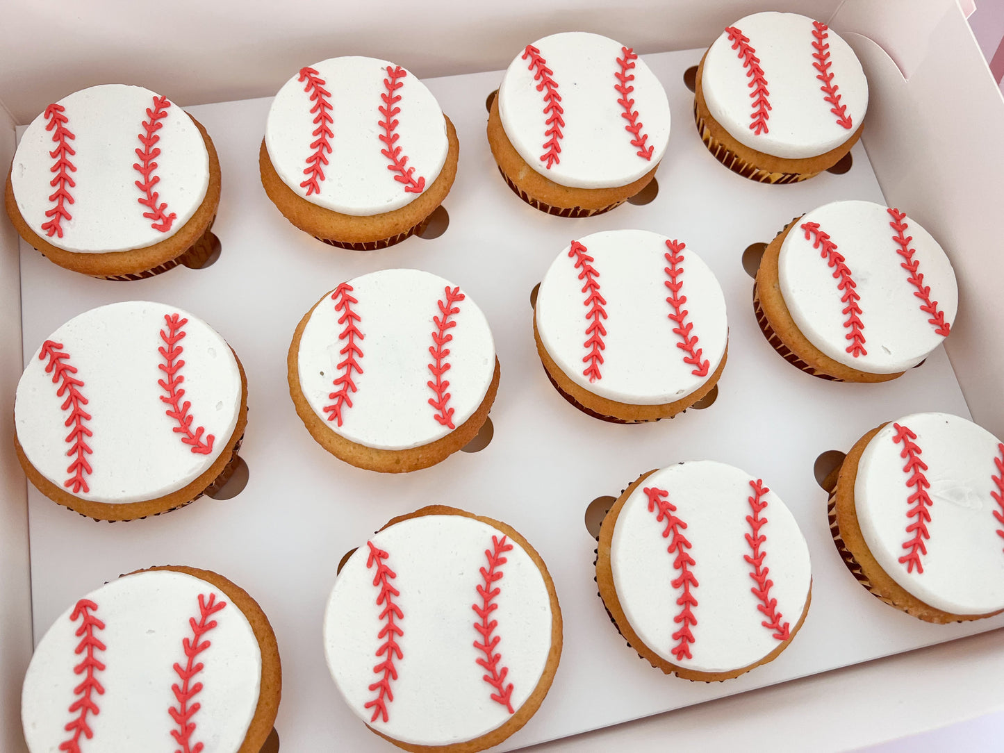 Basketball, Volleyball, or Baseball Cupcakes