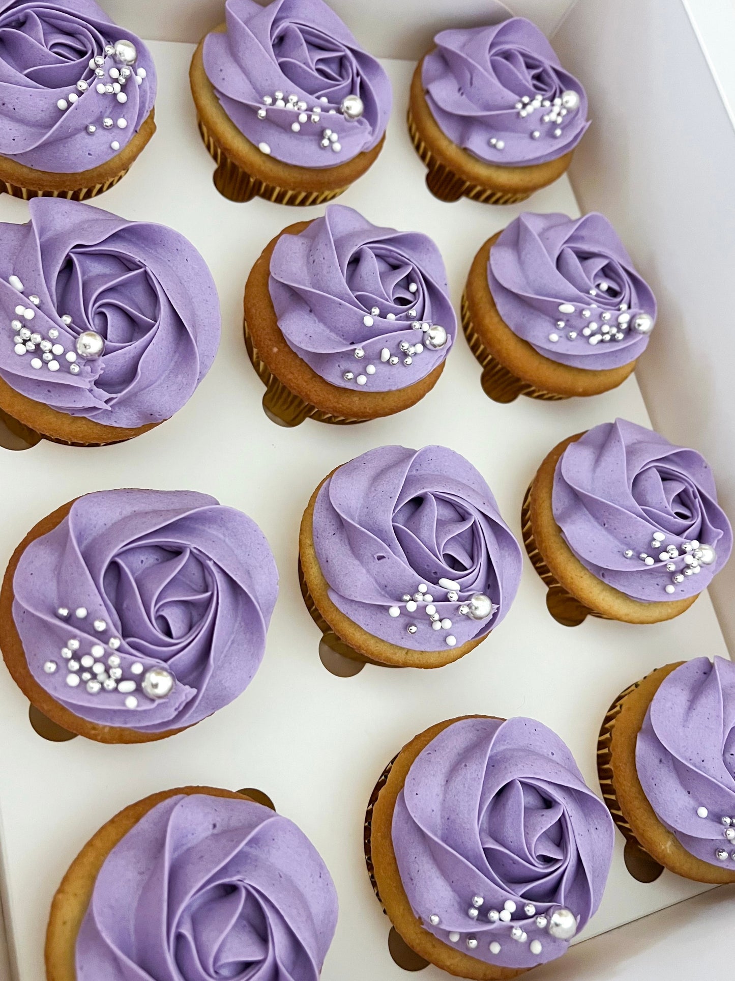 Buttercream Rosette Cupcakes