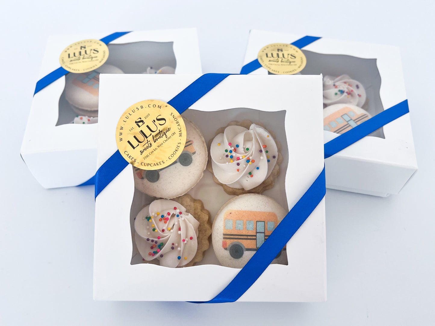 Back to School Cookies and Macarons Combo Box