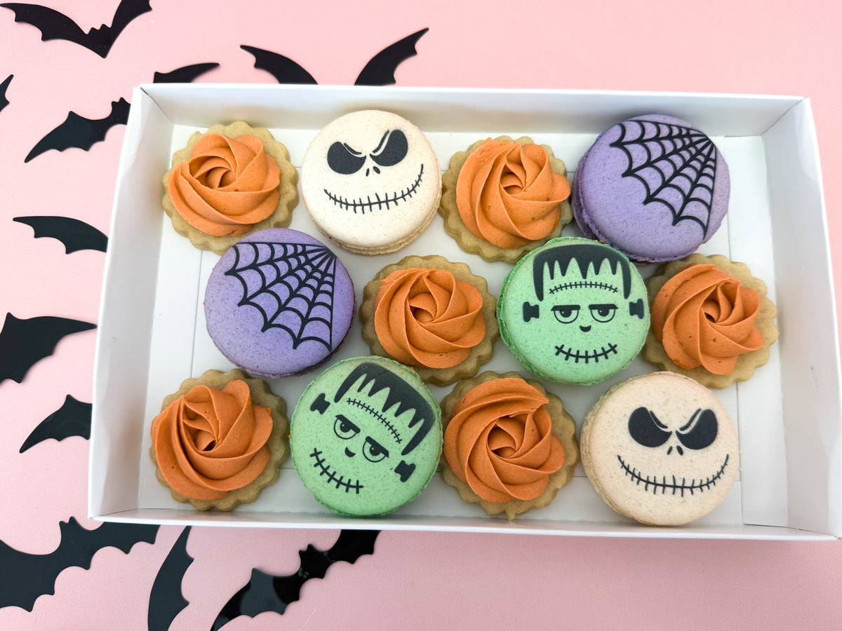 Halloween Macaron & Cookie Combo Set
