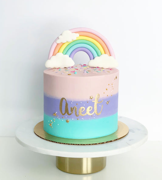 Pastel Rainbow Cake