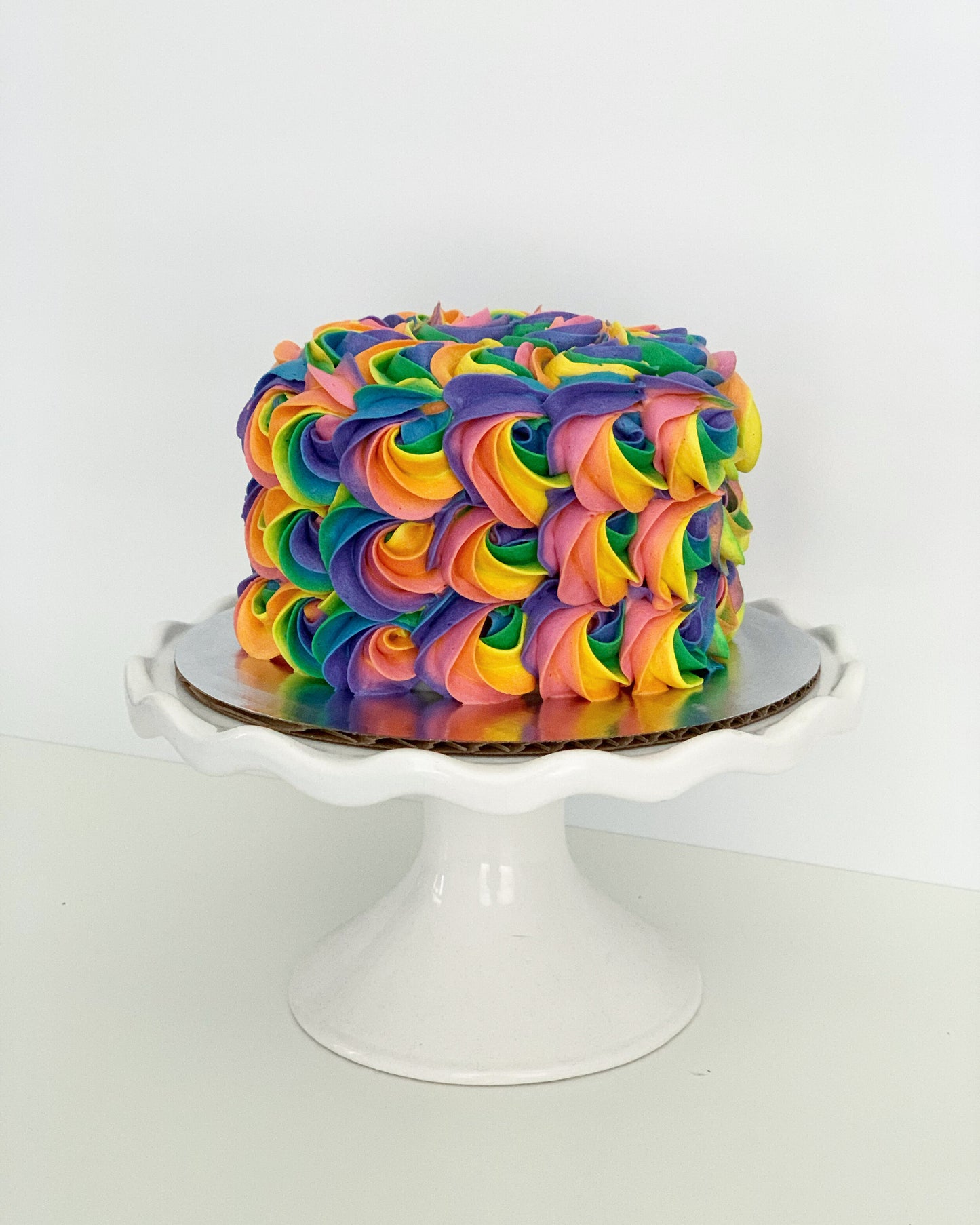 Buttercream Rosettes Cake