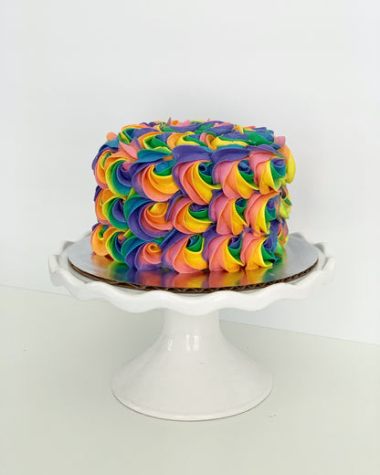 Buttercream Rosettes Cake