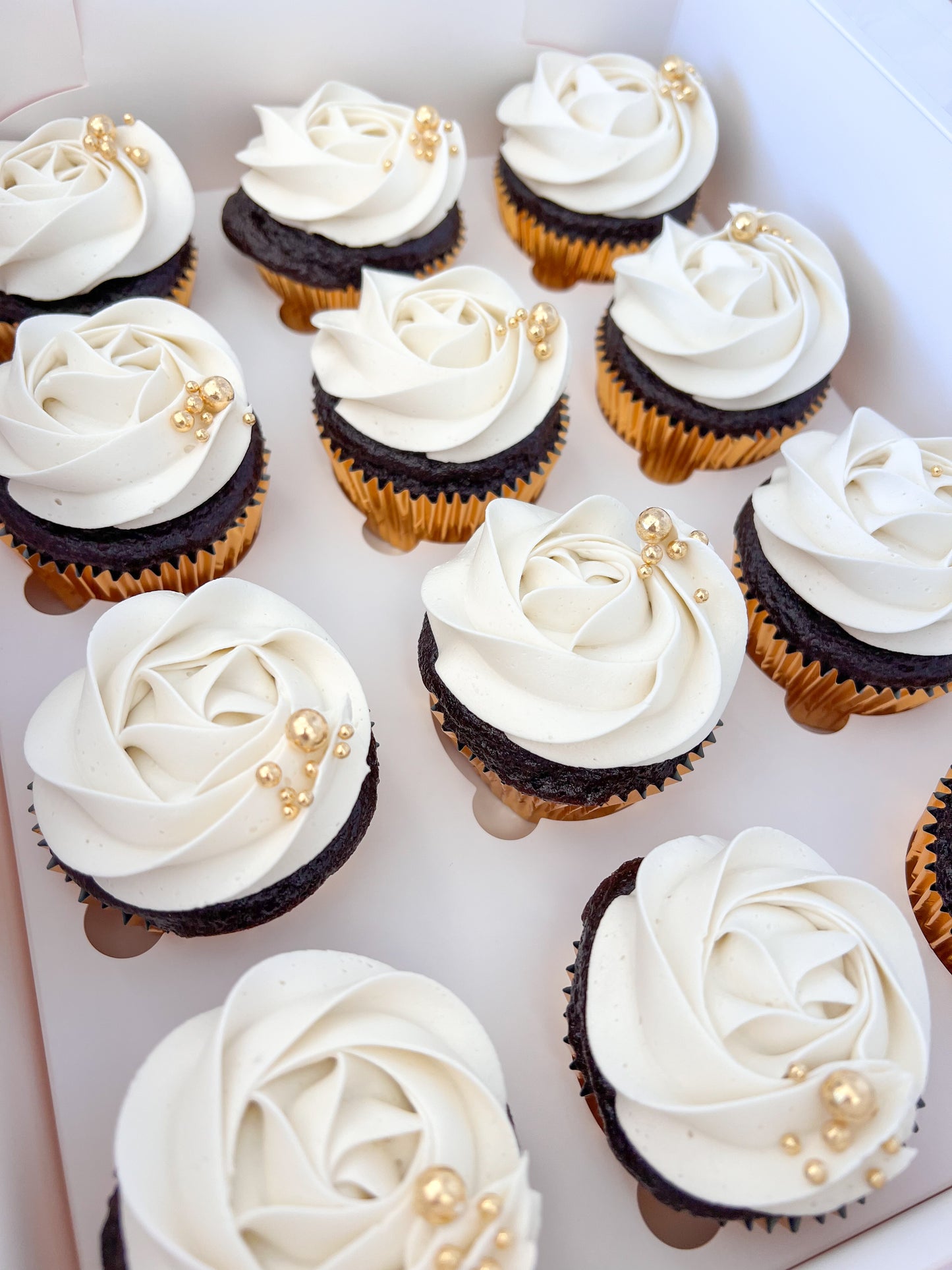 Buttercream Rosette Cupcakes