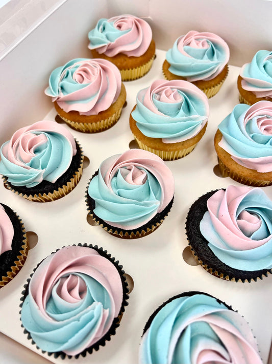 Gender Reveal Cupcakes