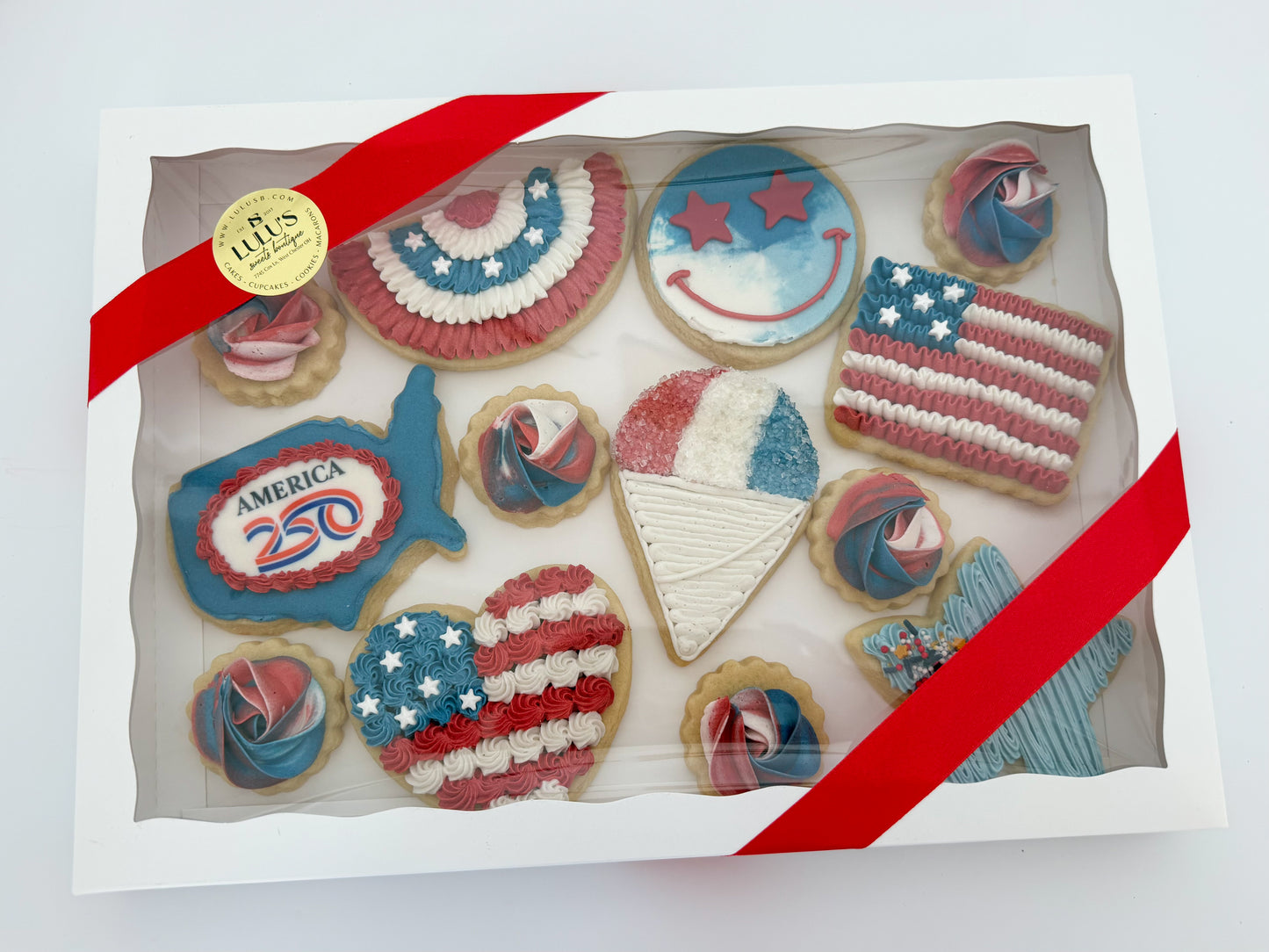 4th of July Assorted Decorated Cookies
