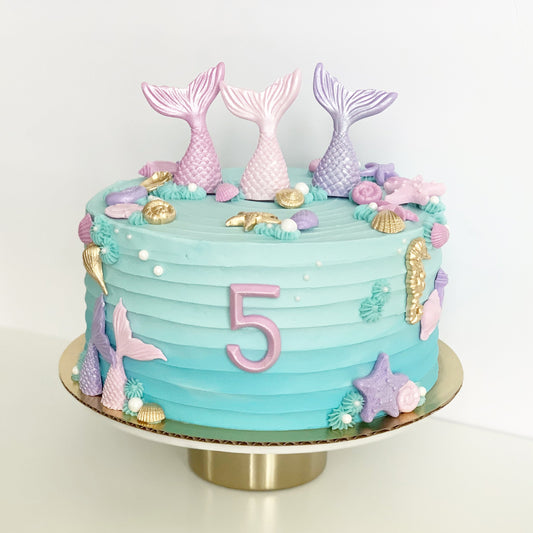 Three Mermaids Cake