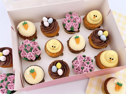 Easter Garden Cupcake Box