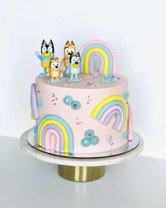 Character Rainbow Cake