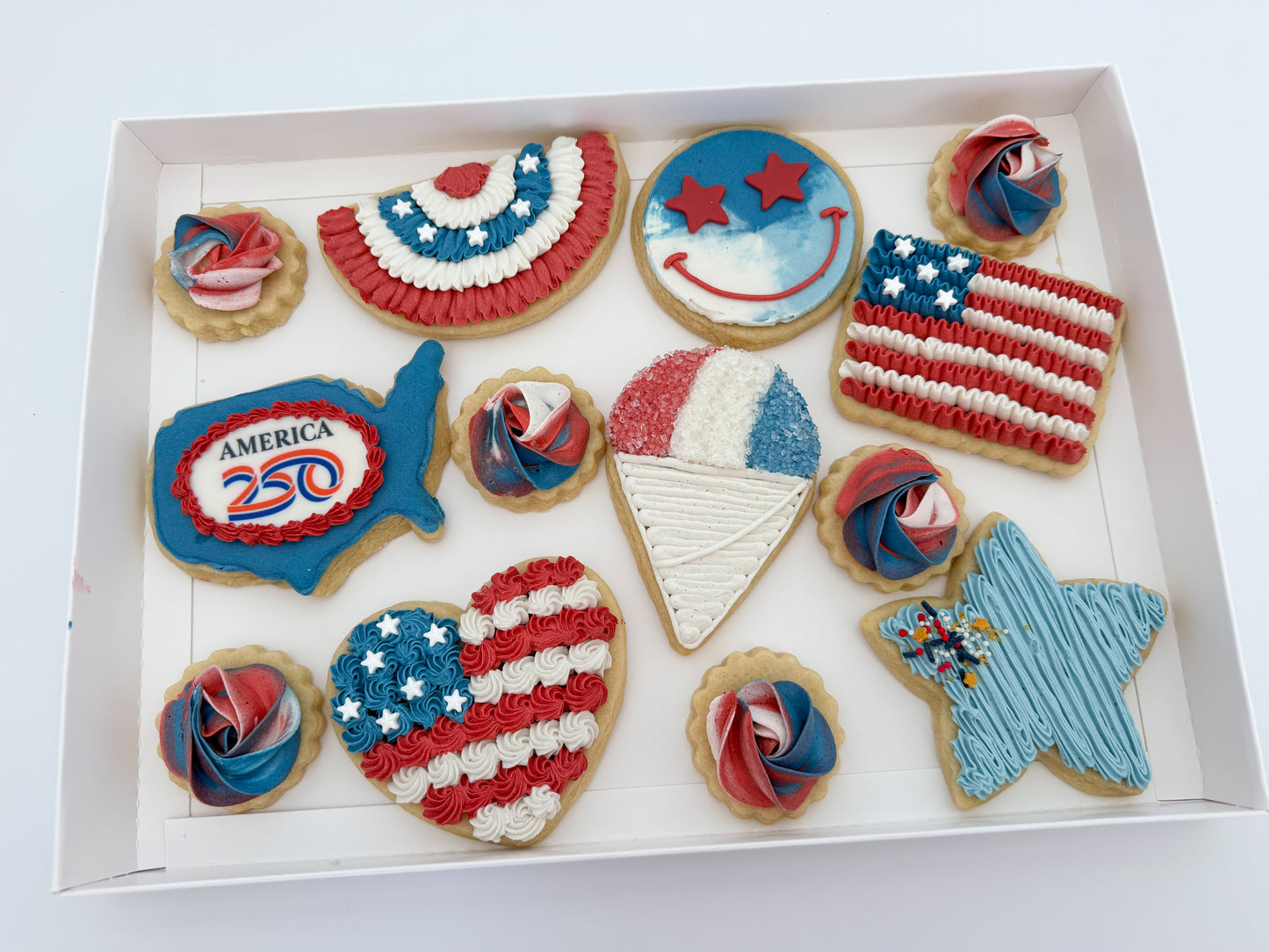 4th of July Assorted Decorated Cookies