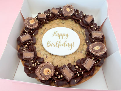 Deluxe Chocolate Chip Cookie Cake (~8 servings)