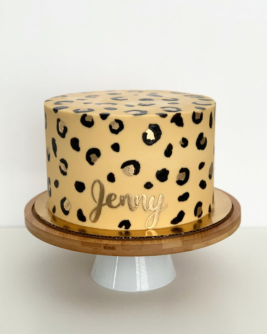 Leopard Print Cake