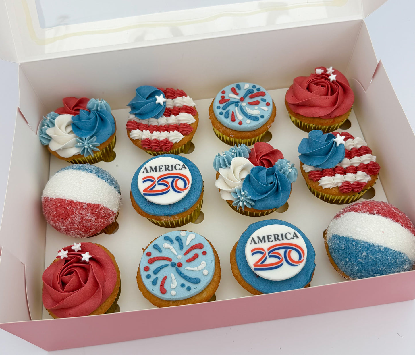4th of July Assorted Cupcakes