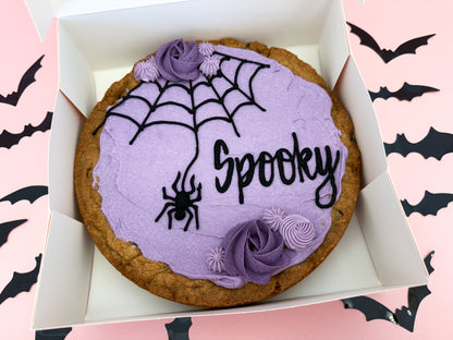 Halloween Chocolate Chip Cookie Cake