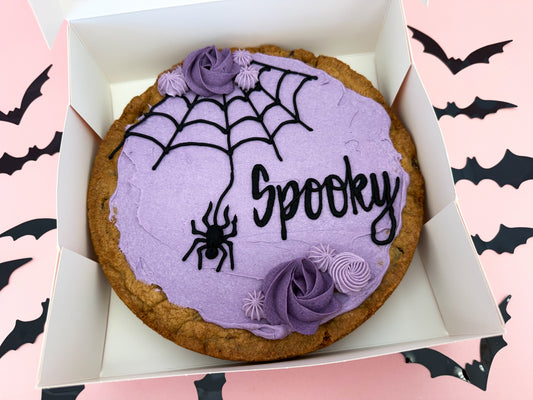 Halloween Chocolate Chip Cookie Cake