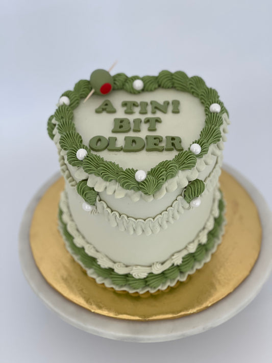 Tini Bit Older Heart Cake