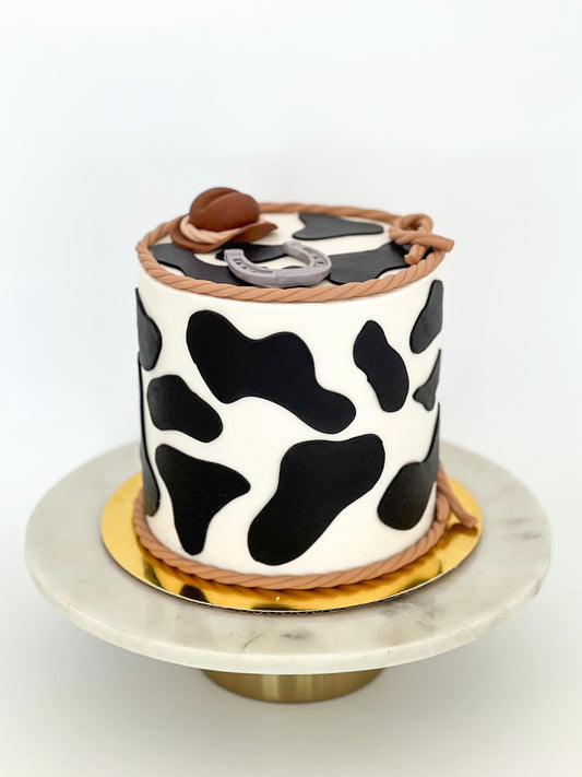 Cow Print Cake