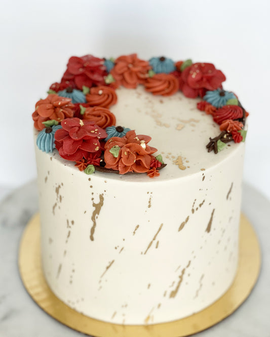 Fall Florals Cake
