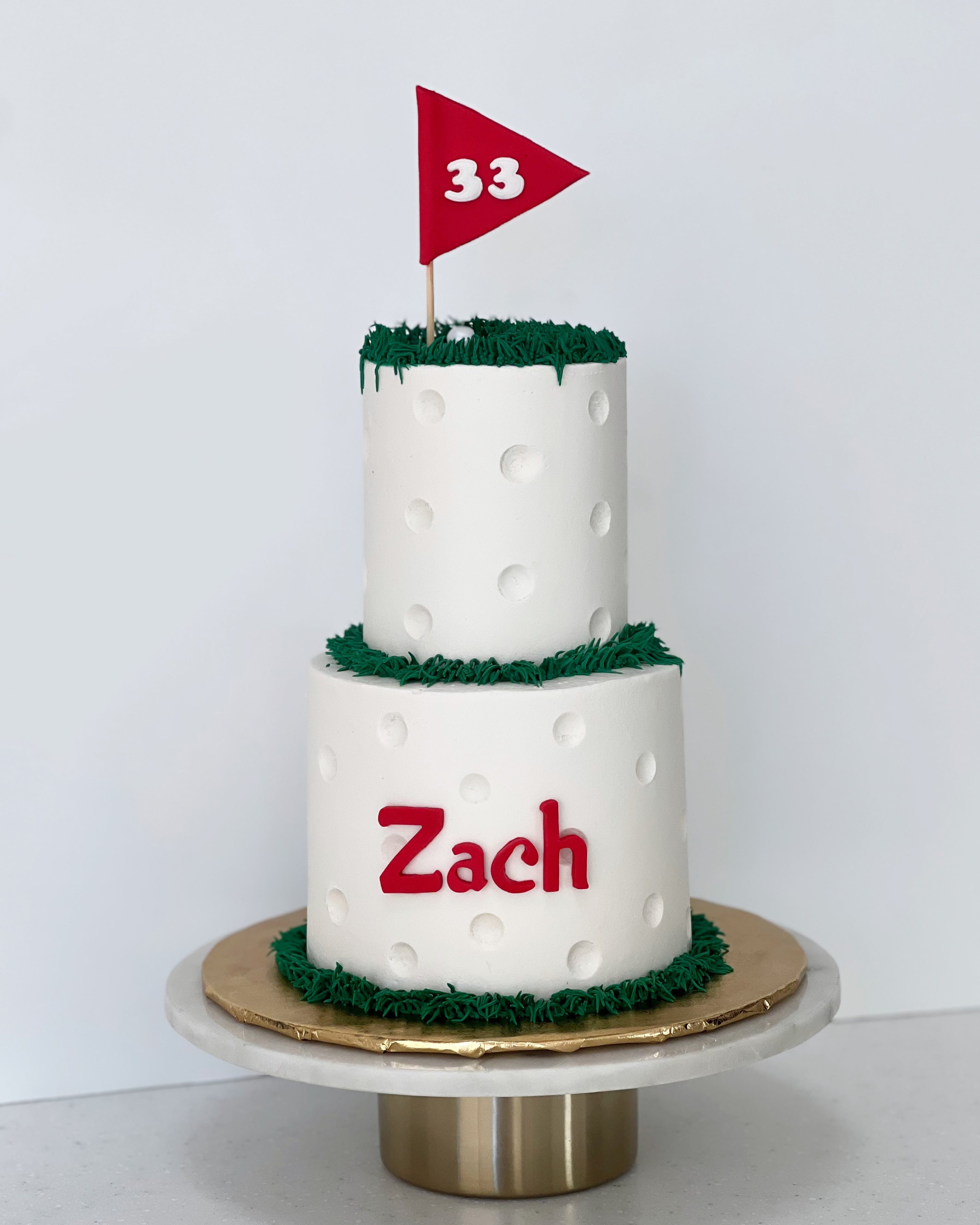 GOLF THEMED 4LB POUND CAKE SERVING 16 TO 20