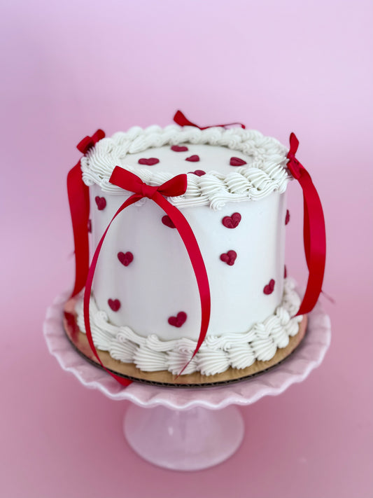 Valentine's Vintage Coquete Cake