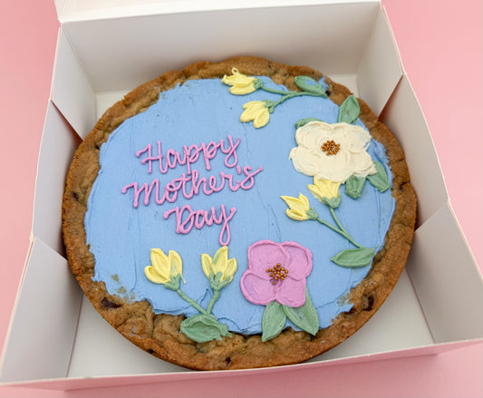 Mother's Day Chocolate Chip Cookie Cake