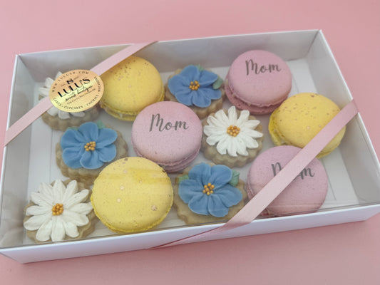 Mother's Day Macaron and Cookie Box