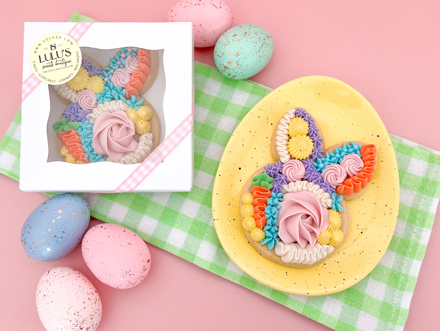 Easter Large Decorated Cookie