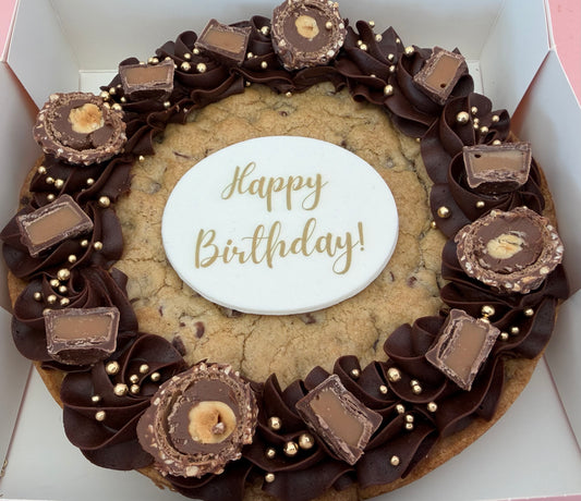 Deluxe Chocolate Chip Cookie Cake