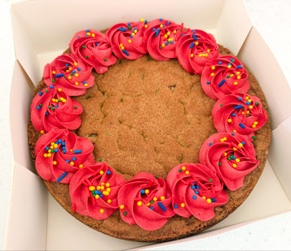 Buttercream Chocolate Chip Cookie Cake (~8 servings)