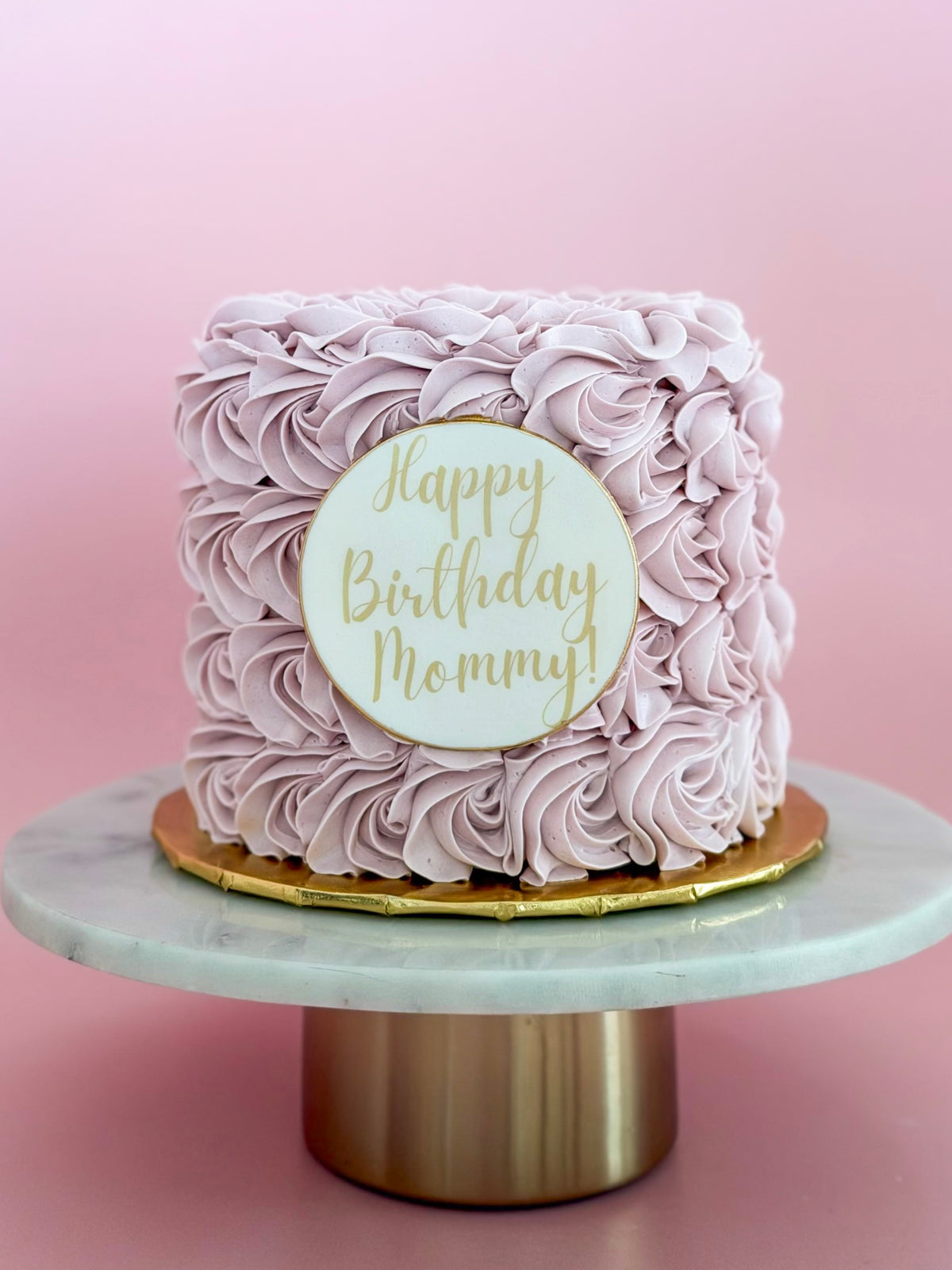 Buttercream Rosettes Cake