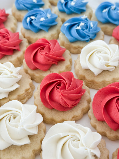 4th of July Flag Cookie Box