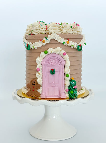 Christmas Cottage Cake