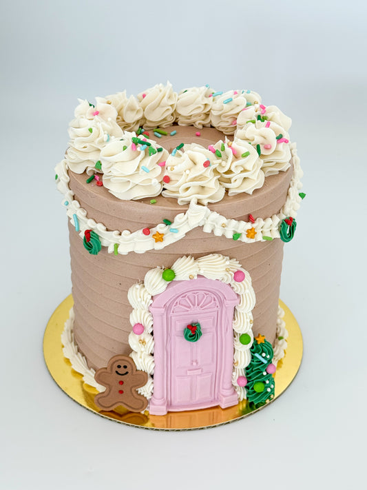 Christmas Cottage Cake