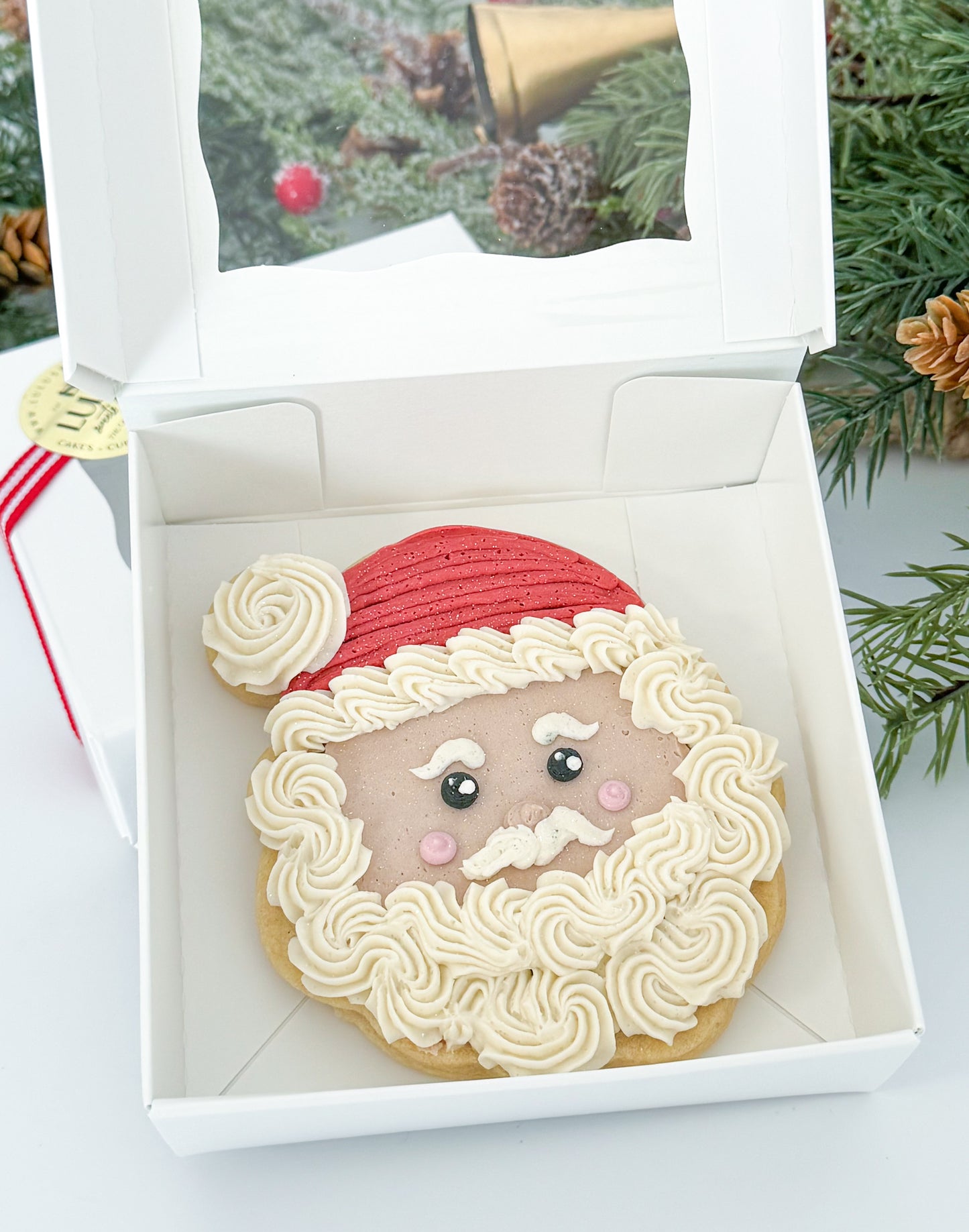 Large Santa Cookie
