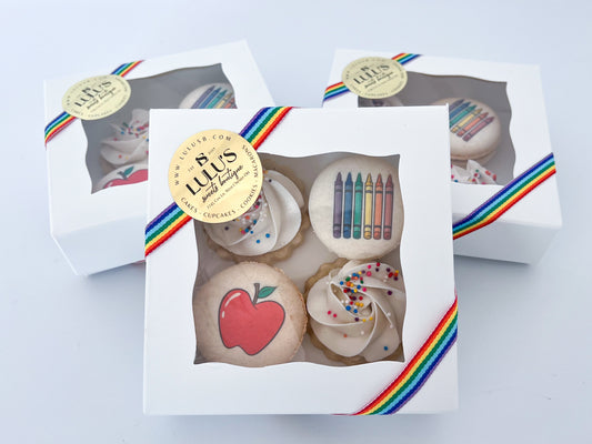 Back to School Cookies and Macarons Combo Box