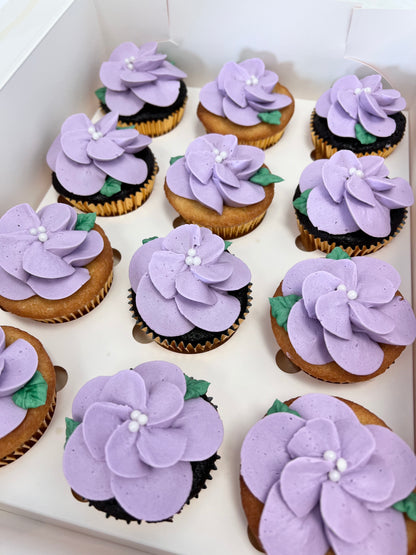 Buttercream Floral Cupcakes