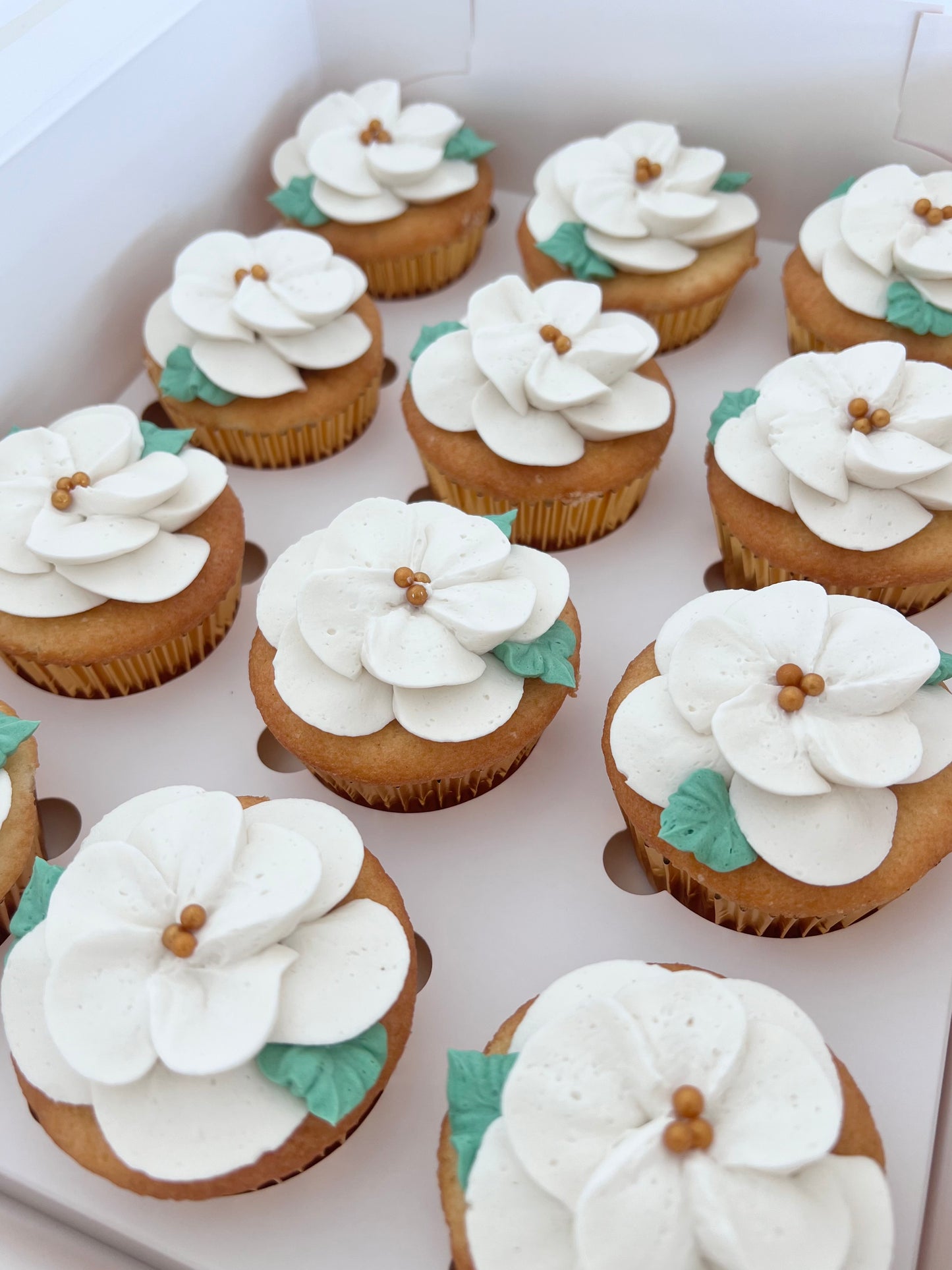 Buttercream Floral Cupcakes