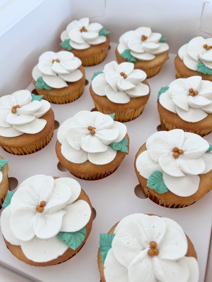 Buttercream Floral Cupcakes