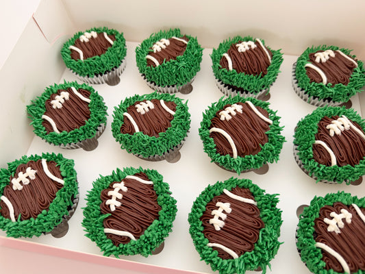 Football Cupcakes