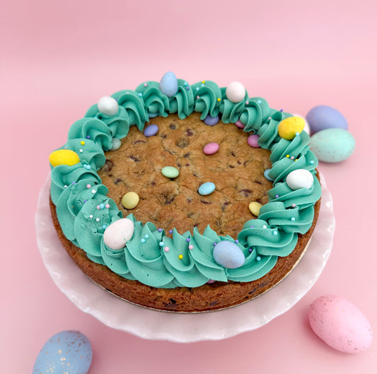 Easter Chocolate Chip Cookie Cake