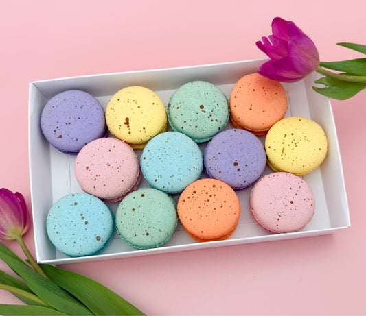 Robin’s Egg Speckled Macaron Box