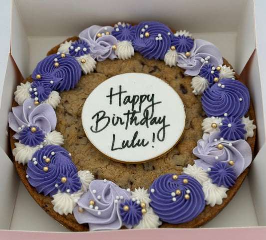 Deluxe Buttercream Chocolate Chip Cookie Cake