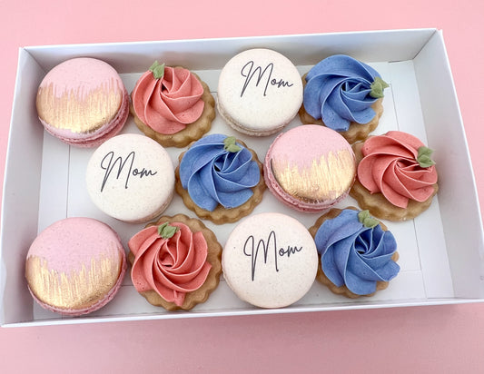 Mother's Day Macaron and Cookie Box